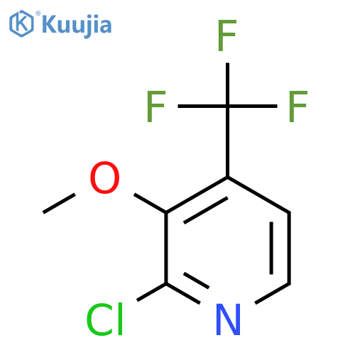 2-Chloro-3-methoxy-4-(trifluoromethyl)pyridine structure