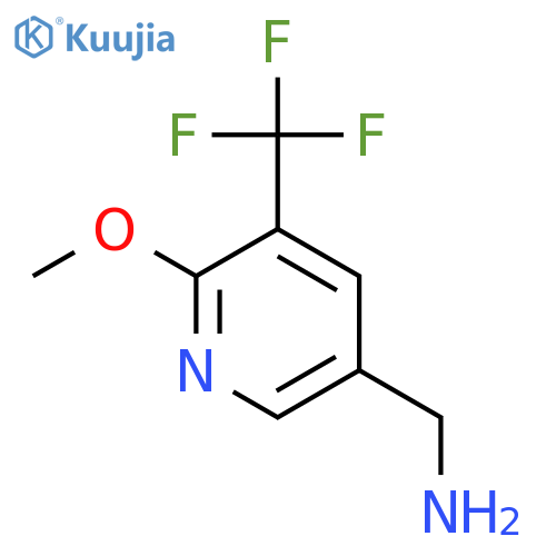 (6-Methoxy-5-(trifluoromethyl)pyridin-3-yl)methanamine oxalate structure