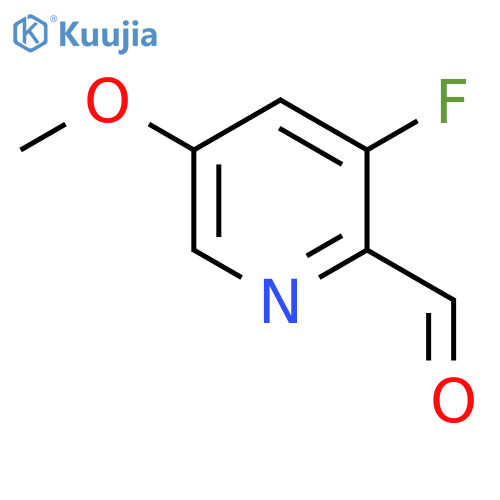 3-Fluoro-5-methoxypicolinaldehyde structure