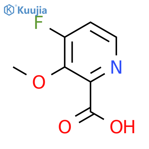 4-Fluoro-3-methoxypyridine-2-carboxylic acid structure
