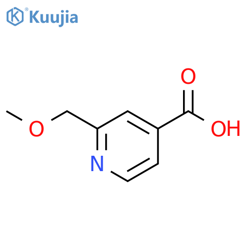 4-Pyridinecarboxylic acid, 2-(methoxymethyl)- structure