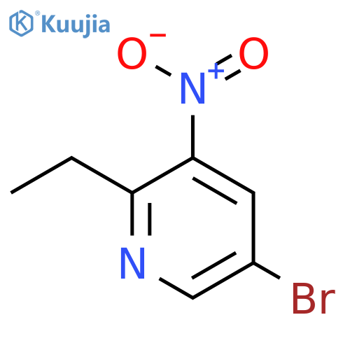 5-bromo-2-ethyl-3-nitro-pyridine structure