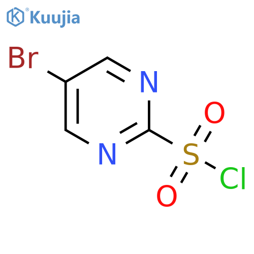 5-bromopyrimidine-2-sulfonyl chloride structure