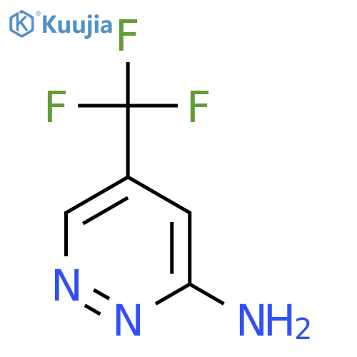 5-(Trifluoromethyl)pyridazin-3-amine structure