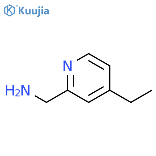 (4-ethyl-2-pyridyl)methanamine structure