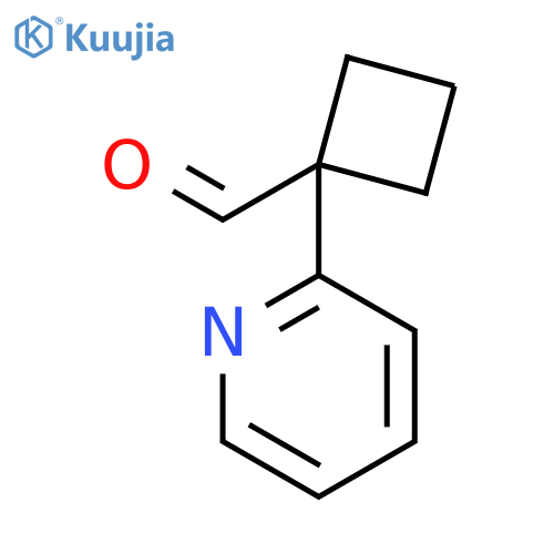 1-(pyridin-2-yl)cyclobutane-1-carbaldehyde structure