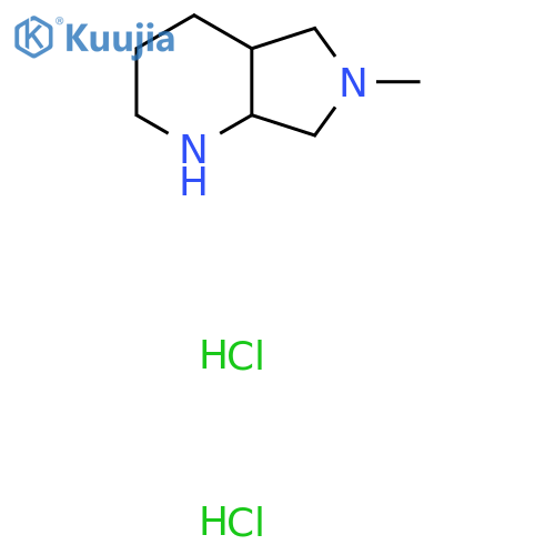 6-methyl-octahydro-1H-pyrrolo3,4-bpyridine dihydrochloride structure