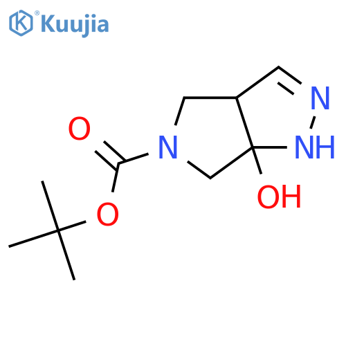 tert-Butyl 6a-Hydroxy-3a,4,6,6a-tetrahydropyrrolo3,4-cpyrazole-5(1H)-carboxylate structure