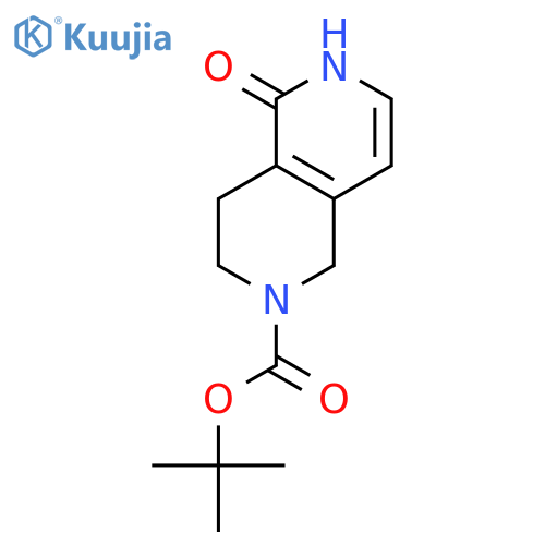 tert-butyl 5-oxo-1,3,4,6-tetrahydro-2,6-naphthyridine-2-carboxylate structure