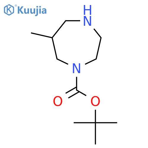 tert-butyl 6-methyl-1,4-diazepane-1-carboxylate structure
