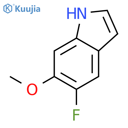 5-Fluoro-6-methoxy-1H-indole structure