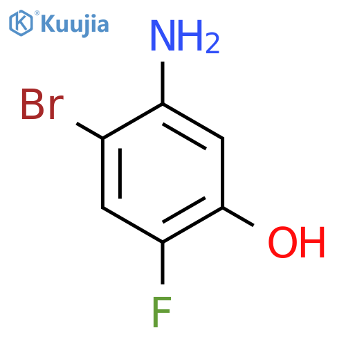 5-Amino-4-bromo-2-fluorophenol structure