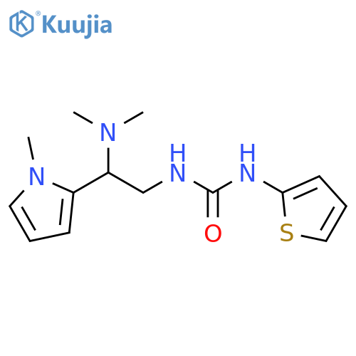 3-2-(dimethylamino)-2-(1-methyl-1H-pyrrol-2-yl)ethyl-1-(thiophen-2-yl)urea structure