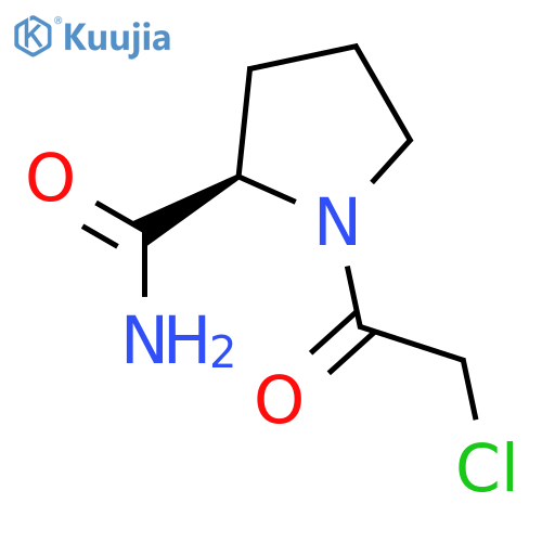 (R)-1-(2-Chloroacetyl)pyrrolidine-2-carboxamide structure