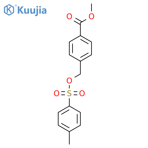 Methyl 4-{[(4-methylbenzenesulfonyl)oxy]methyl}benzoate structure