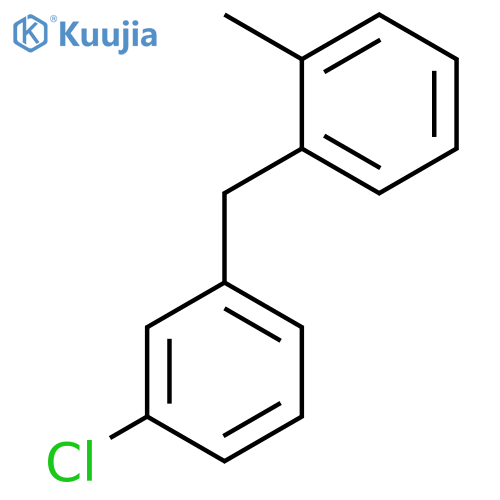 Benzene, 1-[(3-chlorophenyl)methyl]-2-methyl- structure