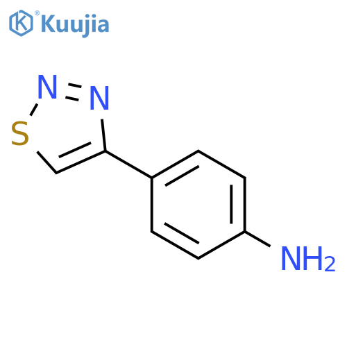 4-(1,2,3-Thiadiazol-4-yl)aniline structure