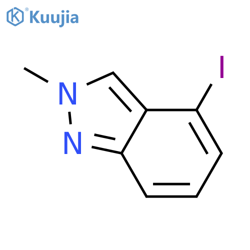 4-Iodo-2-methyl-2H-indazole structure