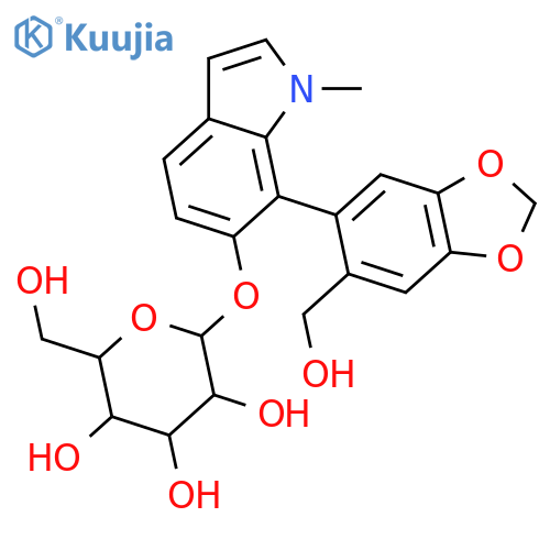 Galanthindole; 6-Hydroxy, 6-O-β-D-glucopyranoside structure