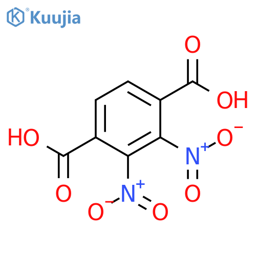 1,4-Benzenedicarboxylic acid, 2,3-dinitro- structure