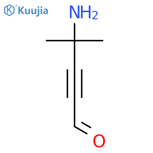 2-Pentynal,4-amino-4-methyl- structure