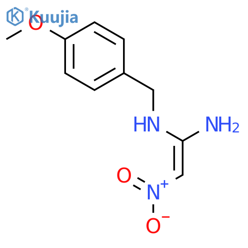 (Z)-N-1-(4-Methoxybenzyl)-2-nitroethylene-1,1-diamine structure