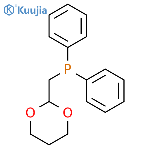 Phosphine, (1,3-dioxan-2-ylmethyl)diphenyl- structure