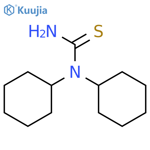 thiourea, N,N'-dicyclohexyl- structure