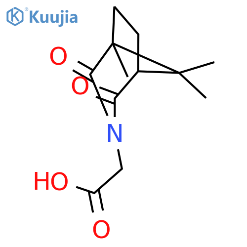 2-(1,8,8-Trimethyl-2,4-dioxo-3-azabicyclo[3.2.1]octan-3-yl)acetic acid structure