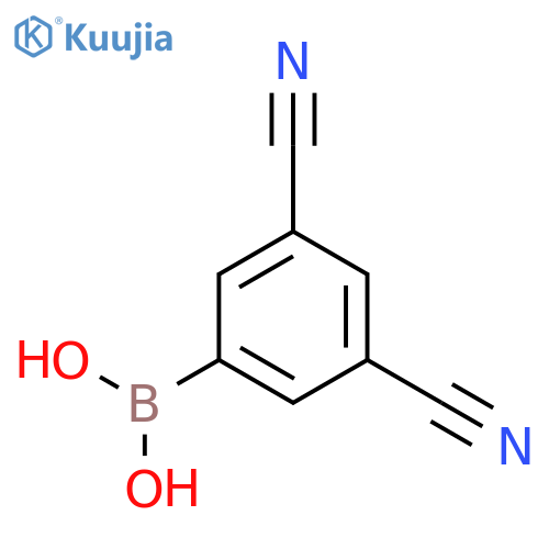 3,5-Dicyanophenylboronic Acid structure