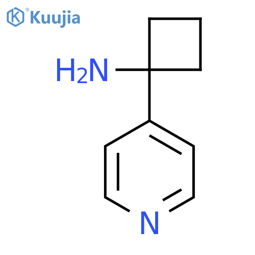 1-(Pyridin-4-yl)cyclobutanamine structure