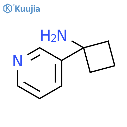 1-(pyridin-3-yl)cyclobutan-1-amine structure