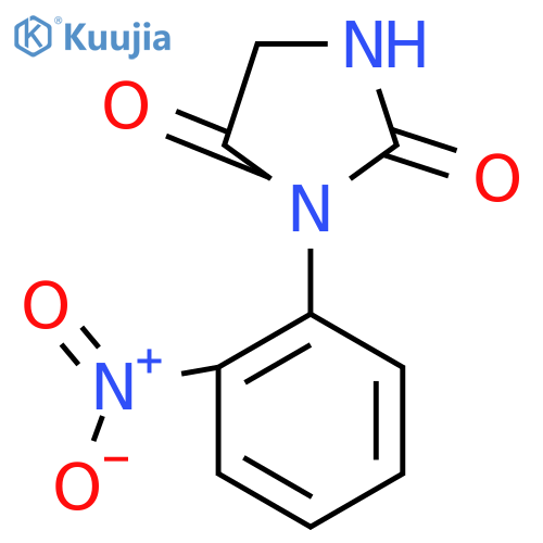 3-(2-Nitrophenyl)imidazolidine-2,4-dione structure