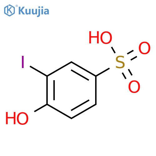4-Hydroxy-3-iodobenzenesufonic acid, sodium salt structure