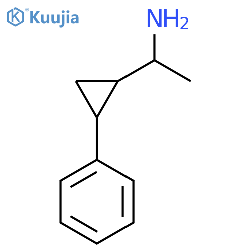 1-(2-Phenylcyclopropyl)ethan-1-amine structure