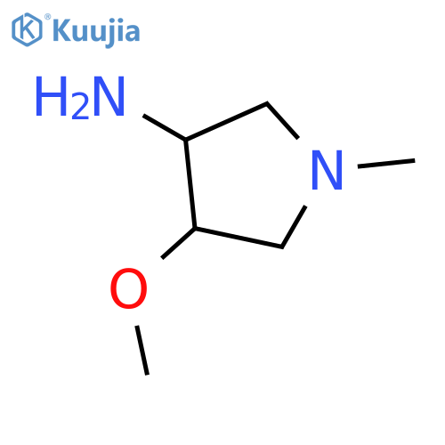 rac-(3R,4R)-4-methoxy-1-methylpyrrolidin-3-amine structure