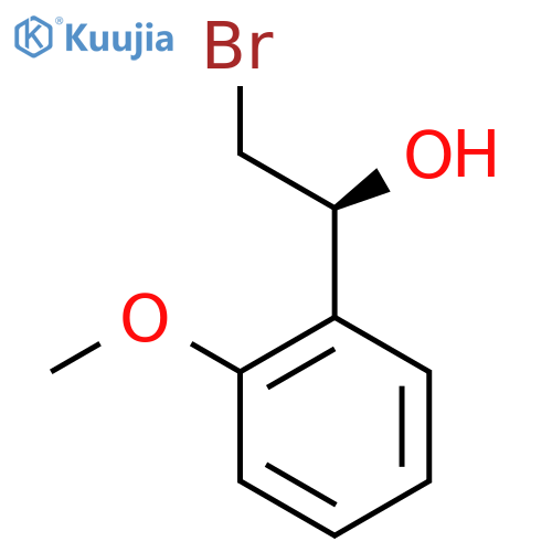 Benzenemethanol, α-(bromomethyl)-2-methoxy-, (αS)- structure