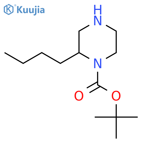 (R)-1-Boc-2-Butyl-piperazine structure