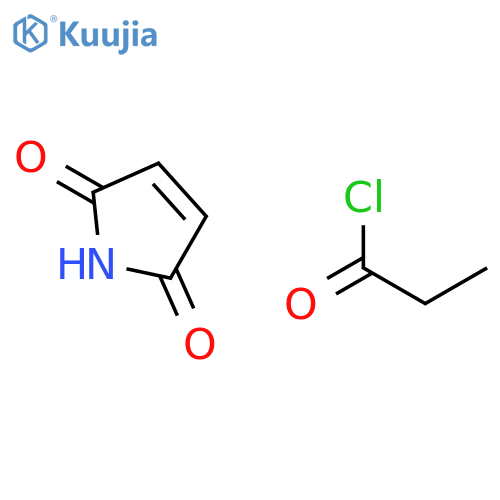 1H-Pyrrole-1-propanoyl chloride, 2,5-dihydro-2,5-dioxo- structure
