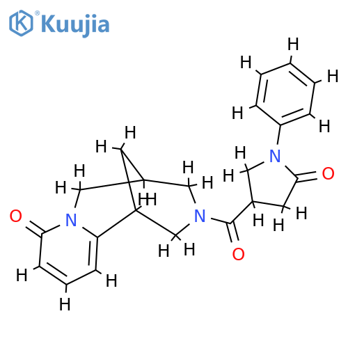 11-(5-oxo-1-phenylpyrrolidine-3-carbonyl)-7,11-diazatricyclo7.3.1.0^{2,7}trideca-2,4-dien-6-one structure