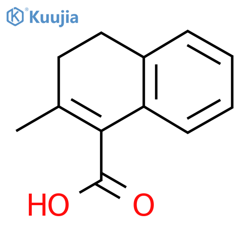 2-Methyl-3,4-dihydronaphthalene-1-carboxylic acid structure