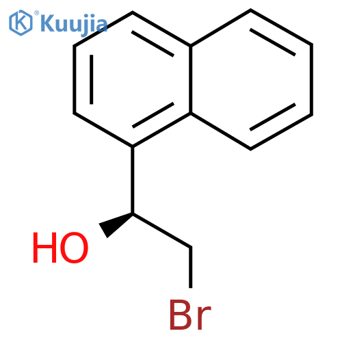 (1S)-2-bromo-1-(naphthalen-1-yl)ethan-1-ol structure