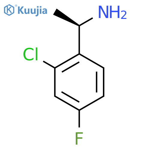(1R)-1-(2-Chloro-4-fluorophenyl)ethan-1-amine structure