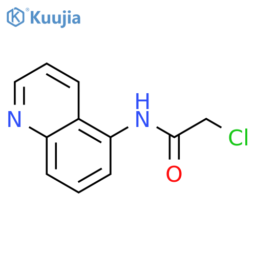 2-Chloro-N-5-quinolinylacetamide structure