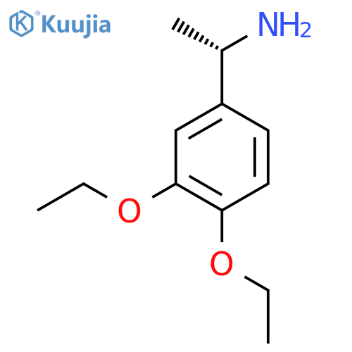 (1S)-1-(3,4-diethoxyphenyl)ethan-1-amine structure