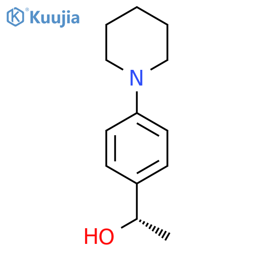 (1S)-1-4-(piperidin-1-yl)phenylethan-1-ol structure