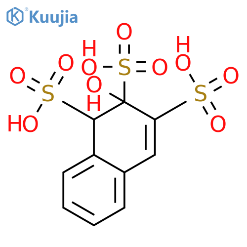Naphthalenetrisulfonic acid, 2-hydroxy- structure
