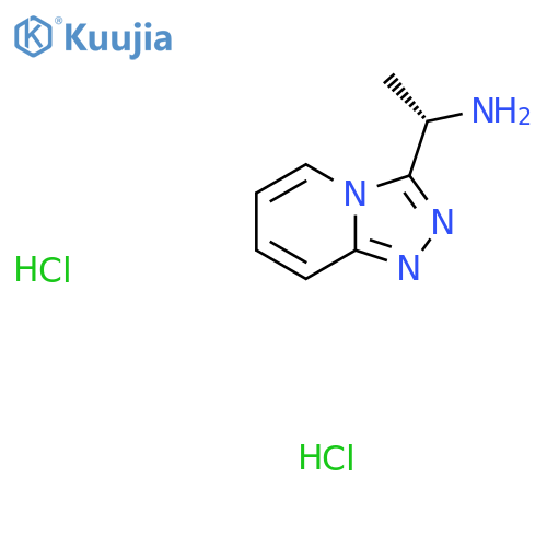 (1S)-1-{[1,2,4]triazolo[4,3-a]pyridin-3-yl}ethan-1-amine dihydrochloride structure