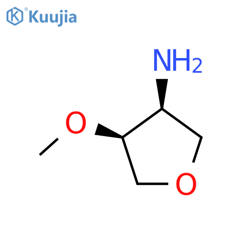 trans-4-methoxytetrahydrofuran-3-amine structure