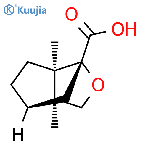 (1S,3S,6R,7S)-6,7-dimethyl-4-oxatricyclo4.3.0.0,3,7nonane-3-carboxylic acid structure